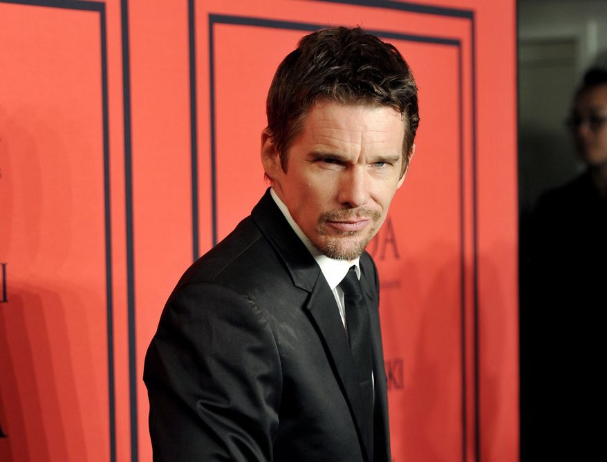 Actor Ethan Hawke attends the 2013 CFDA Fashion Awards at Alice Tully Hall in New York on Monday, June 3, 2013. (Evan Agostini/Invision/AP)