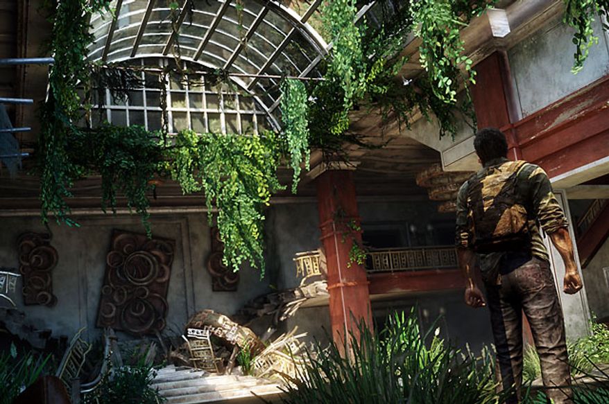 Mother Nature starts to rebuild the United States in the video game The Last of Us.