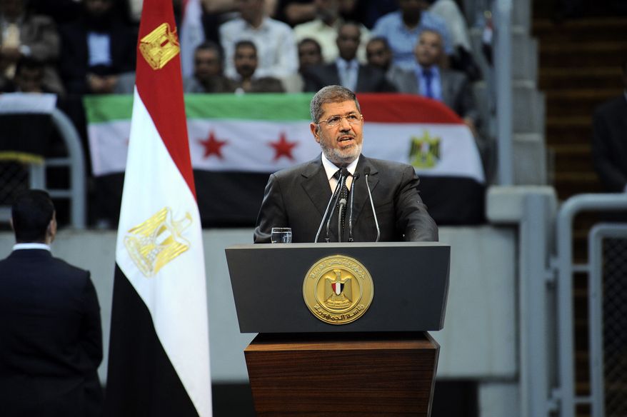 Egyptian President Mohammed Morsi (AP Photo/Egyptian Presidency)