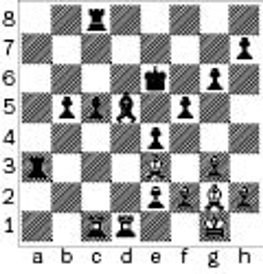 Pakhomov-Onischuk after 31. Be3.