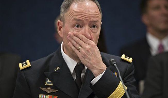 ** FILE ** National Security Agency (NSA) Director Gen. Keith B. Alexander testifies on Capitol Hill in Washington, Tuesday, June 18, 2013, before the House Intelligence Committee. (Associated Press)