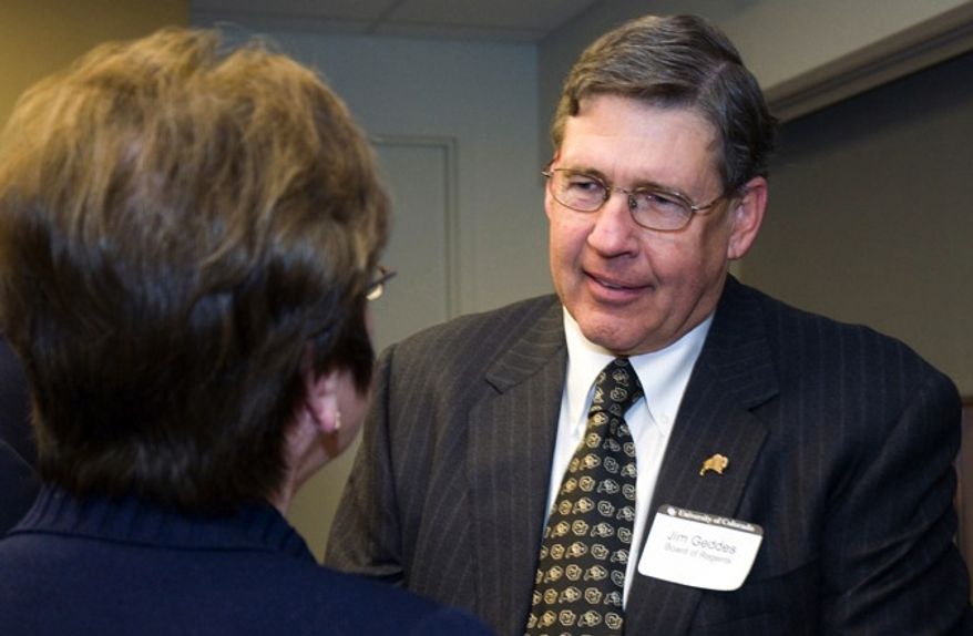 University of Colorado Regent James E. Geddes (www.cu.edu)