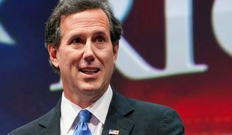 ** FILE ** Former Republican presidential candidate Rick Santorum. (Associated Press)
