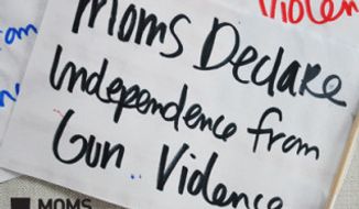 The grassroots group Moms Demand Action is calling for its 100,000 members to march for &quot;gun sense&quot; during the Fourth of July. (image from Moms Demand Action)