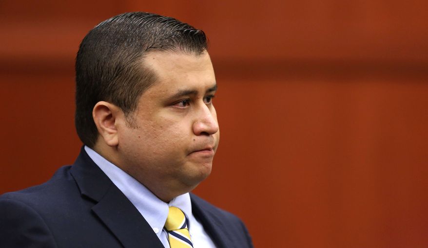 ** FILE ** In this July 8, 2013, file photo, George Zimmerman sits in the courtroom during his trial in Seminole Circuit Court, in Sanford, Fla. (AP Photo /Orlando Sentinel, Joe Burbank, Pool, File)
