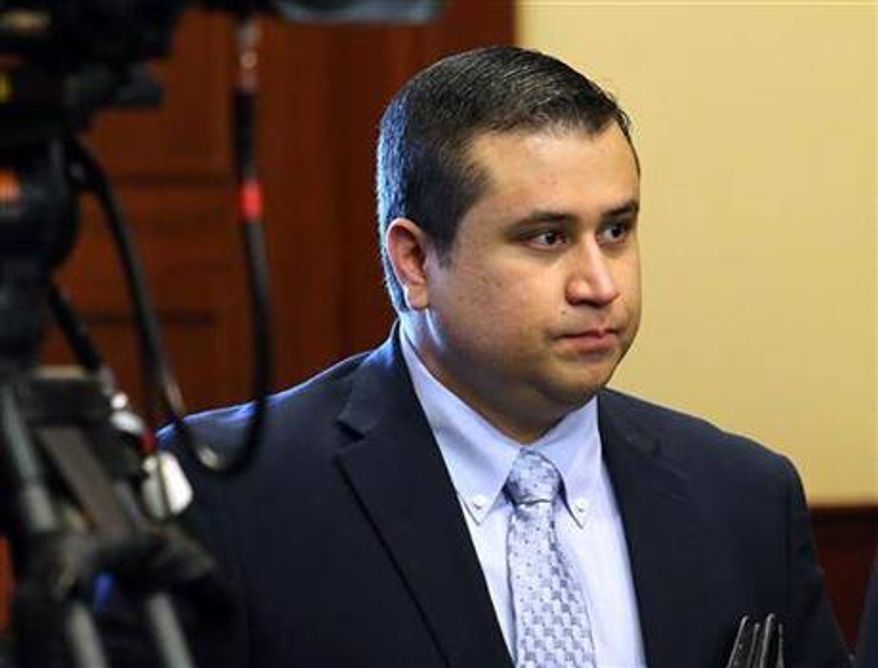 ** FILE ** George Zimmerman arrives in the courtroom for his trial at the Seminole County Criminal Justice Center, in Sanford, Fla., Friday, July 12, 2013. (AP Photo/Orlando Sentinel, Joe Burbank, Pool)