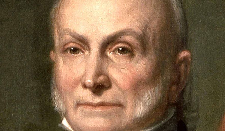 Then-Secretary of State John Quincy Adams elaborated on Washington&#39;s admonition against objectless, gratuitous wars in his July 4, 1821 Address to Congress. He explained: &quot;[America&#39;s] glory is not dominion, but liberty. Her march is the march of the mind. She has a spear and a shield: but the motto upon her shield is, Freedom, Independence, Peace. This has been her Declaration: this has been, as far as her necessary intercourse with the rest of mankind would permit, her practice.&quot;