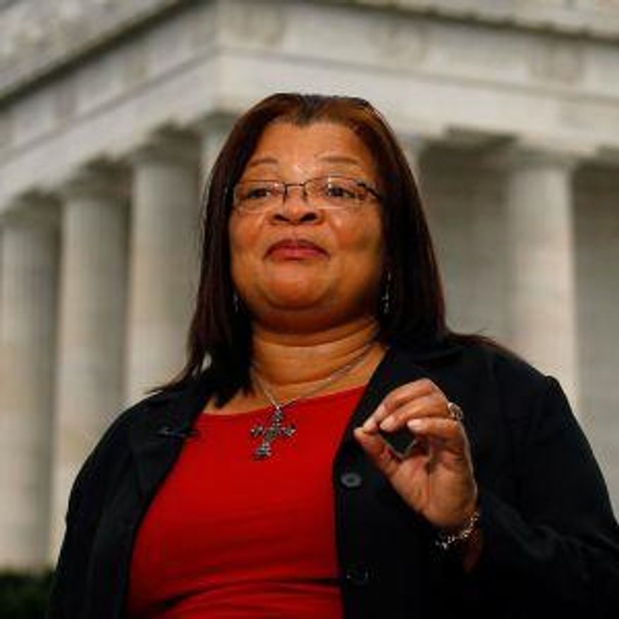 Alveda King is a niece of civil rights leader Martin Luther King Jr. (Associated Press) ** FILE **