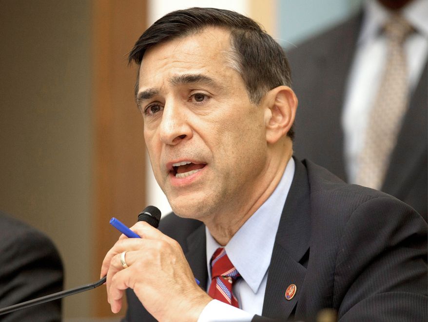 ** FILE ** Rep. Darrell E. Issa, chairman of the House Oversight and Government Reform Committee. (Associated Press)