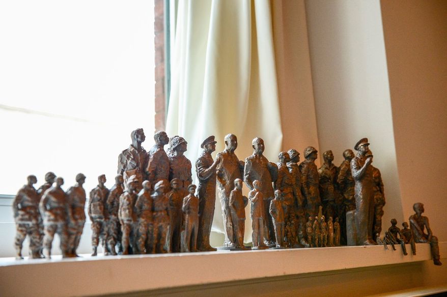 Detail of Frank Gehry's design for the Dwight D. Eisenhower National Memorial