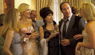 From second left, Cate Blanchett, Sally Hawkins and Andrew Dice Clay in a scene from the Woody Allen film, &quot;Blue Jasmine.&quot; (AP Photo/Sony Pictures Classics)