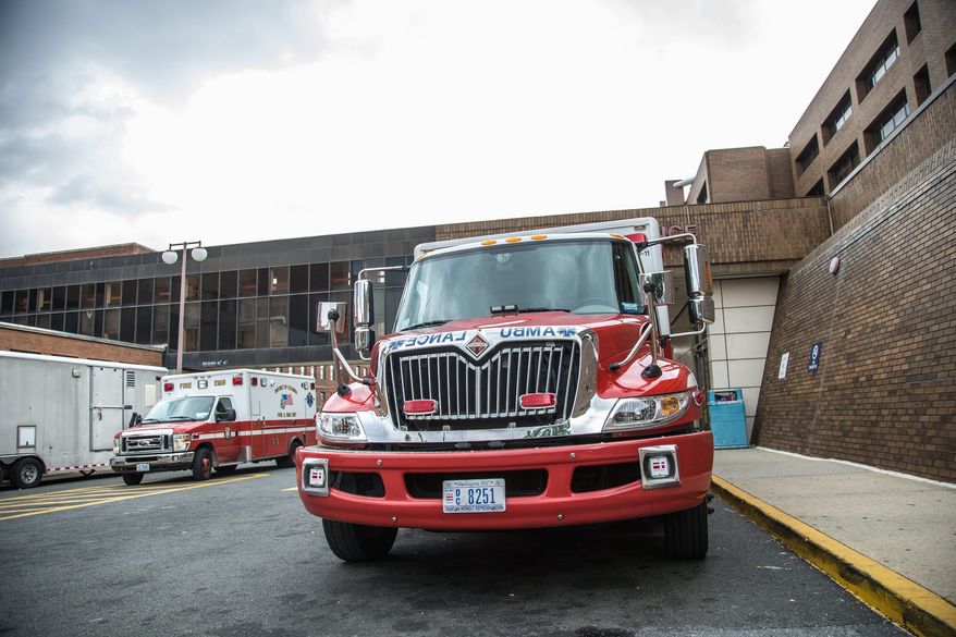 The majority of District of Columbia ambulances needing repairs to air-conditioning units during a July heat wave were returned to service within hours. A shortage of ambulances that can be put into service has led the District to do some outsourcing to cover special events, such as sporting events, however, at a cost to the city. (Andrew S. Geraci, The Washington Times)