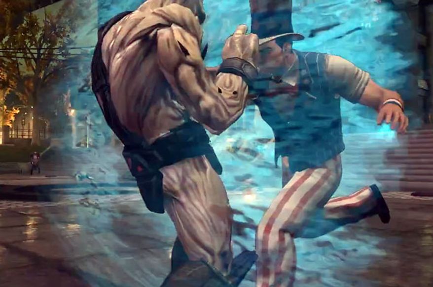 Dress as Uncle Sam and attack the Zin invaders in the video game Saints Row IV.