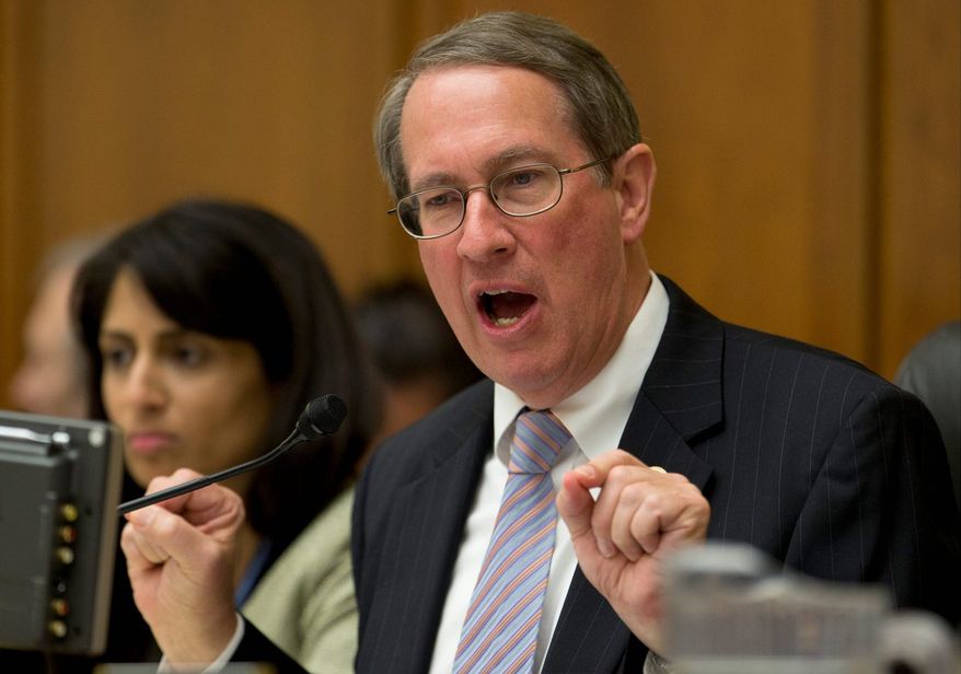 A "step-by-step approach is the way to do it with enforcement coming first," said Rep. Bob Goodlatte, Virginia Republican, regarding immigration reform. (ASSOCIATED PRESS)