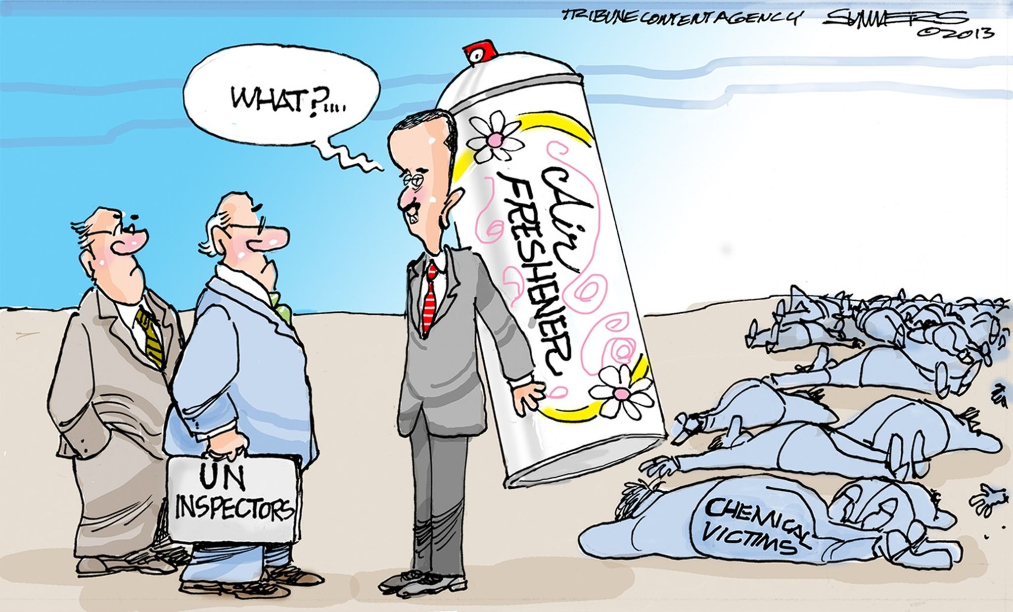 Political Cartoons - Dana Summers - Air Freshener - Washington Times