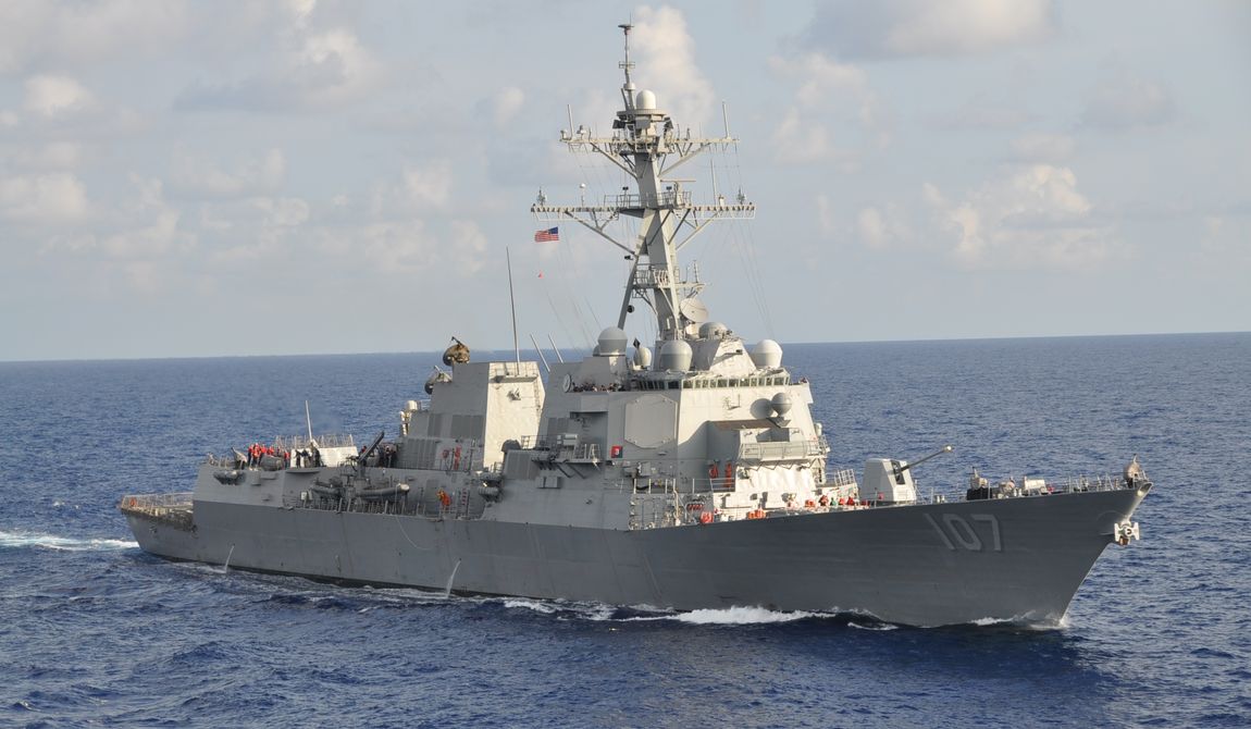 U.S.S. Gravely, a missile guided destroyer, has been dispatched to the Mediterranean. (credit: U.S. Navy)