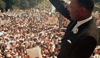 Although the Rev. Martin Luther King Jr.&#39;s &quot;I Have a Dream&quot; speech will be at the center of Wednesday&#39;s rally, speakers will be challenged to use his ideals to address the problems of today. (Associated Press)