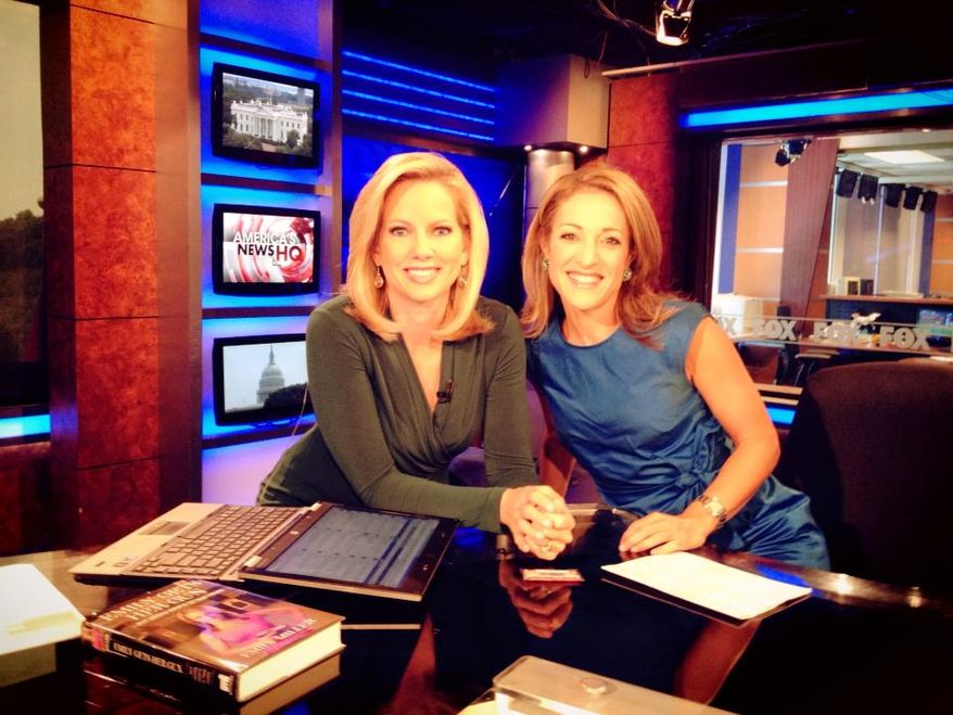 Shannon Bream of Fox News and Emily Miller on Sept. 8, 2013.