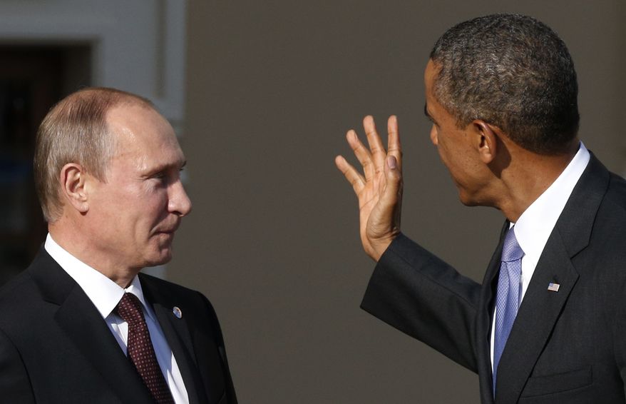 Russian President Vladimir Putin has been a thorn in Obama's side throughout the unrest. He's said it's the rebels, not Assad, who has used chemical weapons. He's dispatched Russian warships to stalk American destroyers in the Mediterranean and threatened to side with Assad in the event of an American strike. (credit:AP)