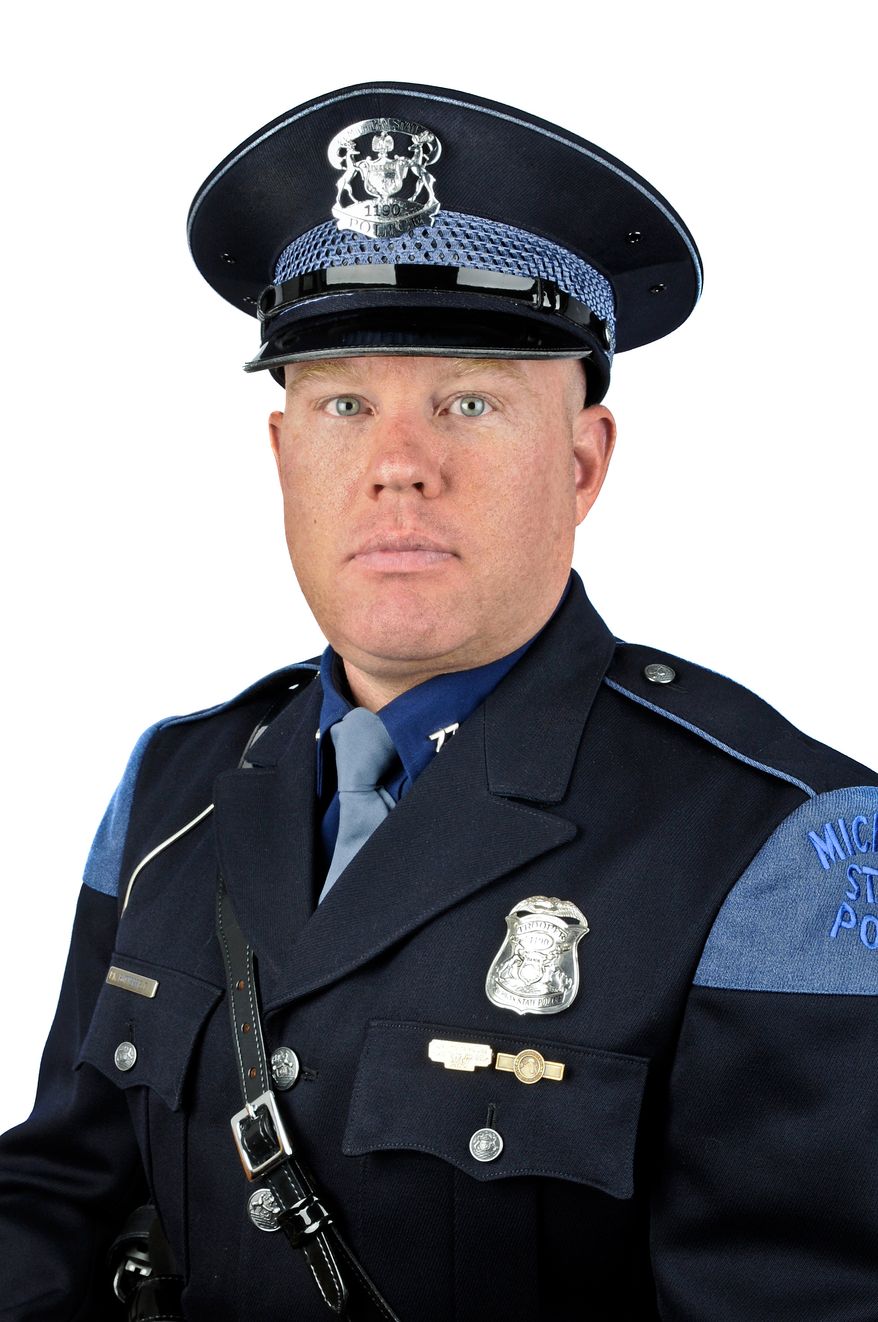 Michigan State Police Trooper Paul Butterfield (AP Photo/Michigan State Police)