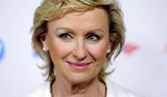 Tina Brown (shown at the Women in the World Summit 2012 in New York), the editor who oversaw the ill-fated merger of Newsweek and the Daily Beast website, announced Wednesday she is parting ways with the company. (AP Photo/Evan Agostini, File)