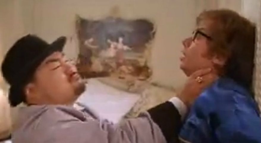 Joe Son played Random Task in 'Austin Powers: International Man of Mystery' in 1997. (Image: New Line)