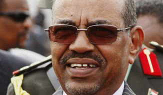Wanted man: Sudanese President Omar Bashir, accused of genocide and other crimes, wants to address the U.N. General Assembly. (Associated Press)