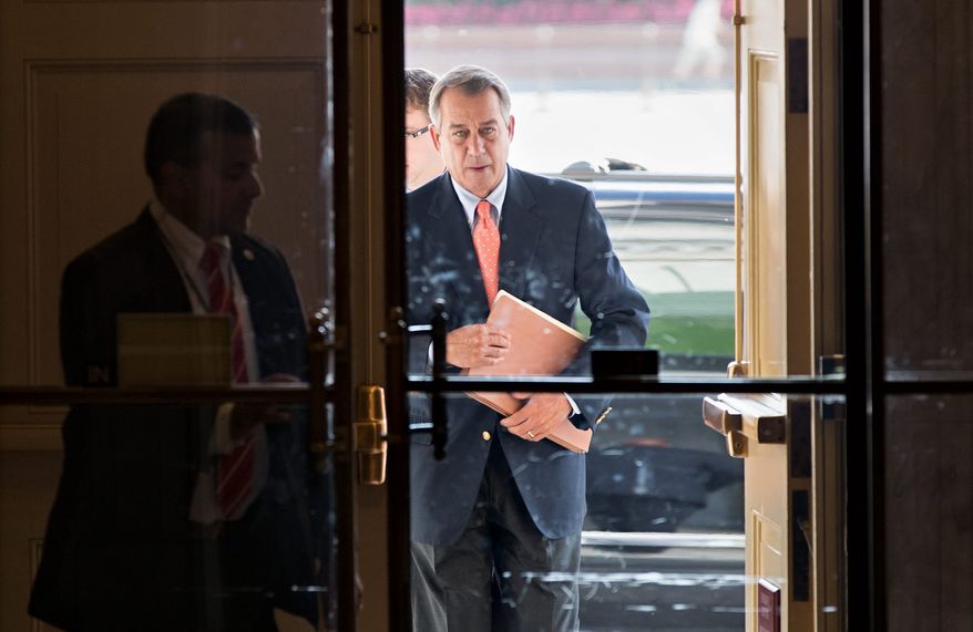House Speaker John A. Boehner, Ohio Republican, speaking ABC's "This Week" on Sunday said that he will not allow a debt increase without winning some concessions on lowering spending. "We are not going down that path. It is time to deal with America's problems. How can you raise the debt limit and do nothing about the underlying problem?" (Associated Press)