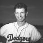 FILE - This is a 1952 file photo showing Brooklyn Dodgers baseball player Andy Pafko. Pafko, a four-time All-Star who played on the last Chicago Cubs team to reach the World Series, has died at age 92. Pafko died Tuesday, Oct. 8, 2013 of apparent natural causes, according to Kraig Pike, the director of the Pike Funeral Home in Bridgman, Mich.  Pafko also played for the Brooklyn Dodgers and the Milwaukee Braves, and played in four World Series during 17 years in the major leagues. (AP Photo/File)