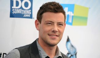 ** FILE ** This Aug. 19, 2012, file photo shows actor Cory Monteith at the 2012 Do Something awards in Santa Monica, Calif.  Monteith, who shot to fame in the hit TV series &quot;Glee,&quot; died on July 13, 2013, at the age of 31.  A tribute episode of &quot;Glee,&quot; will air on Thursday, Oct. 10. (Photo by Jordan Strauss/Invision/AP, File)