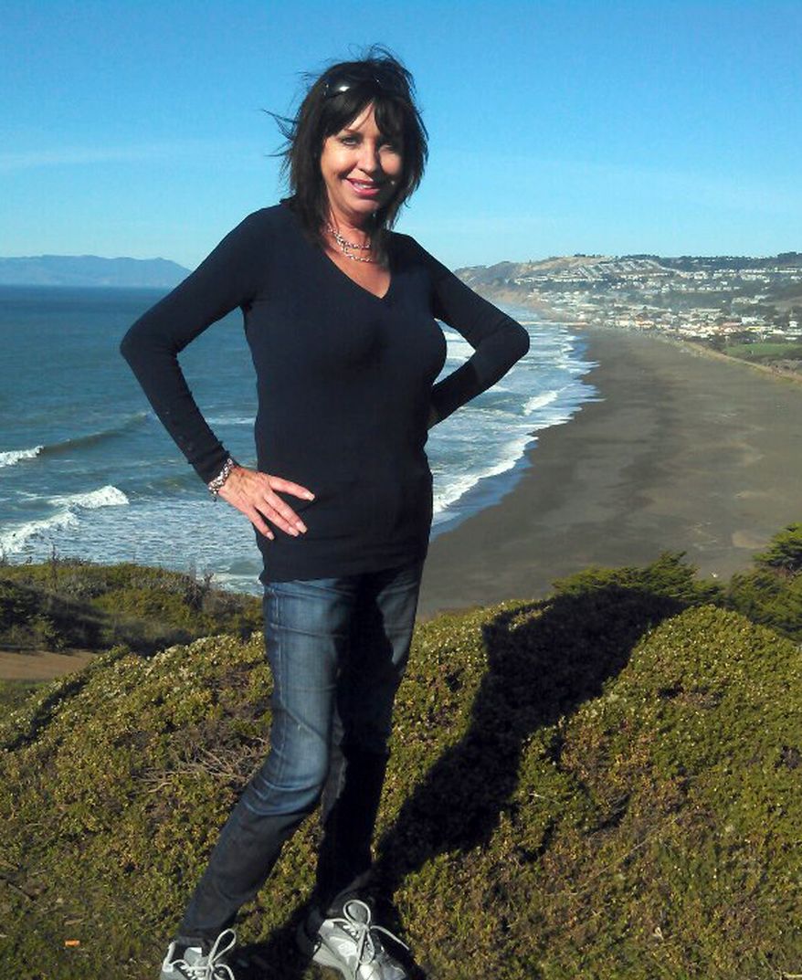 Lynne Spalding is pictured in an undated photo provided by David Perry & Associates. Officials confirmed on Tuesday, Oct. 9, 2013, the identity of the body discovered in a rarely used stairwell at San Francisco General Hospital more than two weeks ago as that of Ms. Spalding, 57, a native of England. She was being treated for an infection at the hospital when she disappeared from her room on Sept. 21, 2013. (AP Photo/Courtesy of David Perry & Associates)