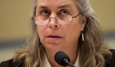 Sarah Hall Ingram, director of the Affordable Care Act Office at the Internal Revenue Service, told a House committee Wednesday that she was &quot;not conscious of ever sharing 6103 data information at the White House.&quot; She said the agency is keeping Obamacare applicants&#39; information private. She also said she had &quot;no recollection&quot; of hearing about IRS targeting of conservatives. (ASSOCIATED PRESS)