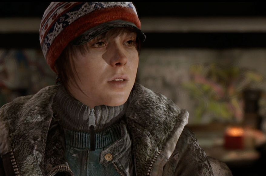 Ellen Page co-stars in the visually stunning video game Beyond: Two Souls for the PlayStation 3.