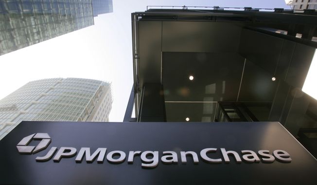 The office of JPMorgan Chase &amp; Co. in San Francisco is pictured in 2008. (AP Photo/Paul Sakuma)