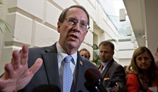 Rep. Robert W. Goodlatte, Virginia Republican, says any Internet sales tax his committee would consider must be simple for online merchants to administer. (Associated Press)