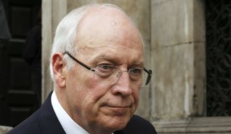 Former U.S. Vice President Dick Cheney. (AP Photo/Olivia Harris, Pool, File)