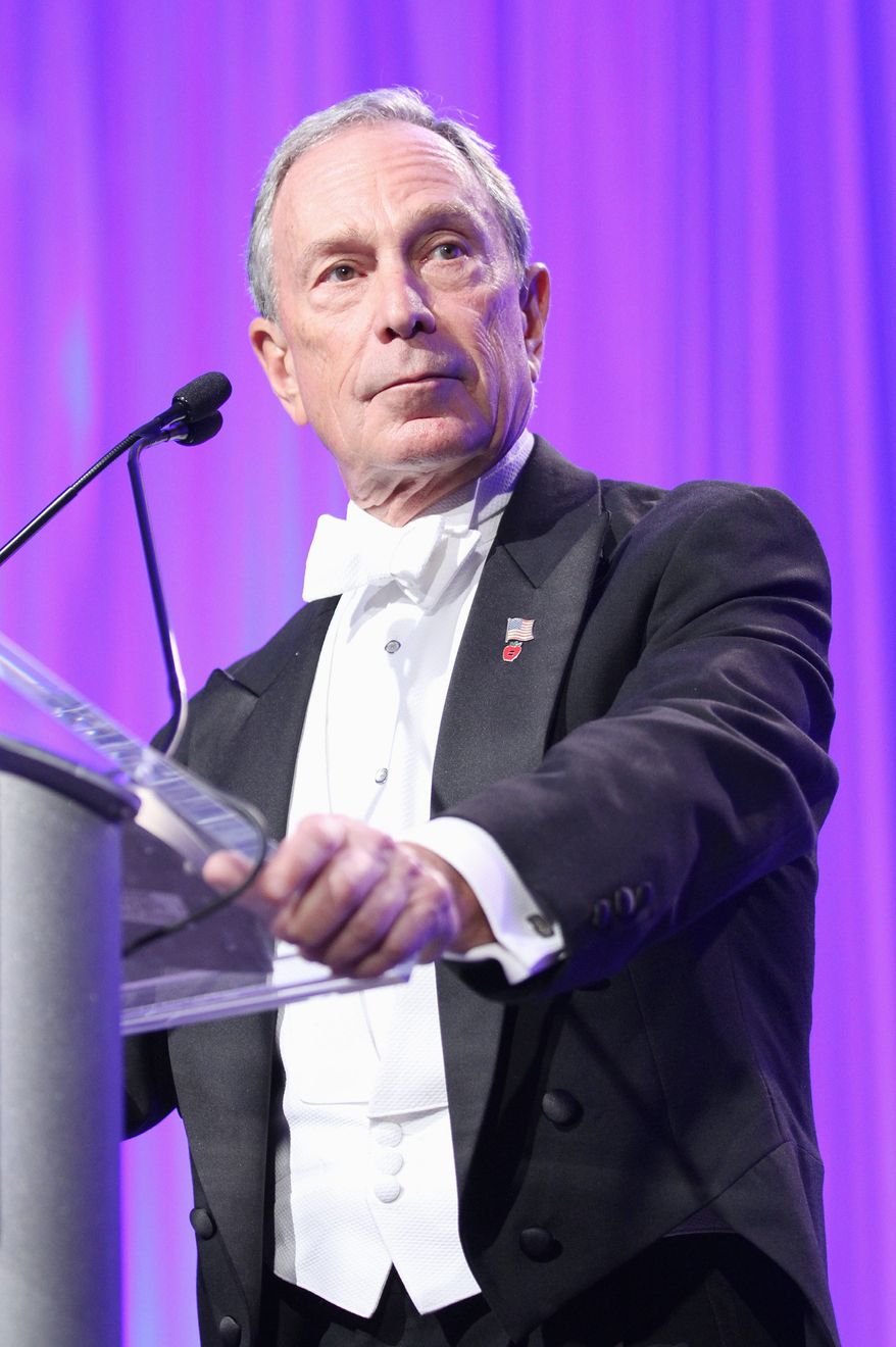 New York Mayor Michael R. Bloomberg is getting involved in the Virginia gubernatorial race, even though many want him to stay out of the state's business. (Invision via Associated Press)