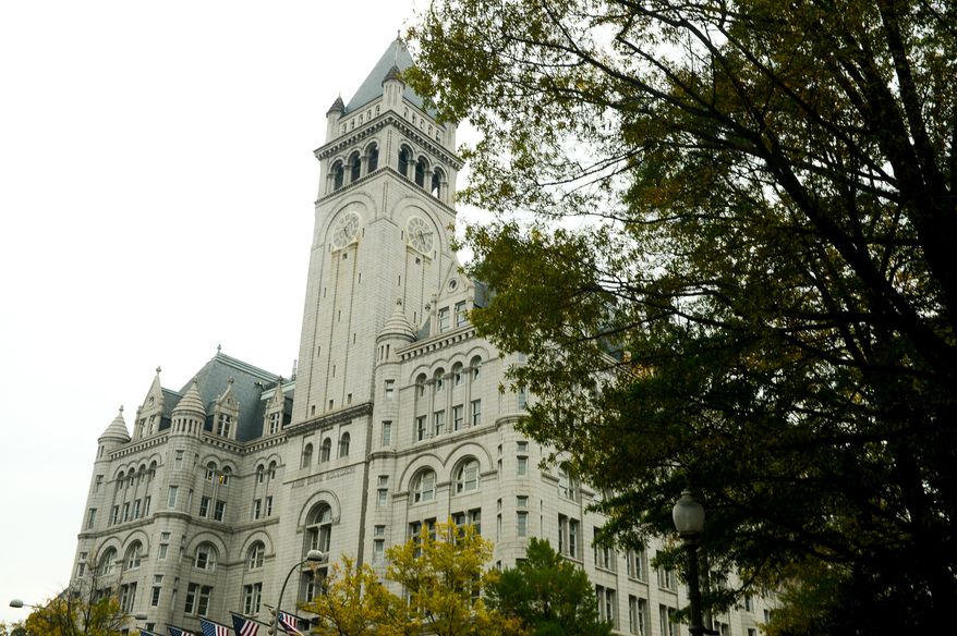 Donald Trump has announced plans to convert the Old Post Office on Pennsylvania Ave. into a hotel, Washington, D.C., Thursday, October 31, 2013. (Andrew Harnik/The Washington Times)