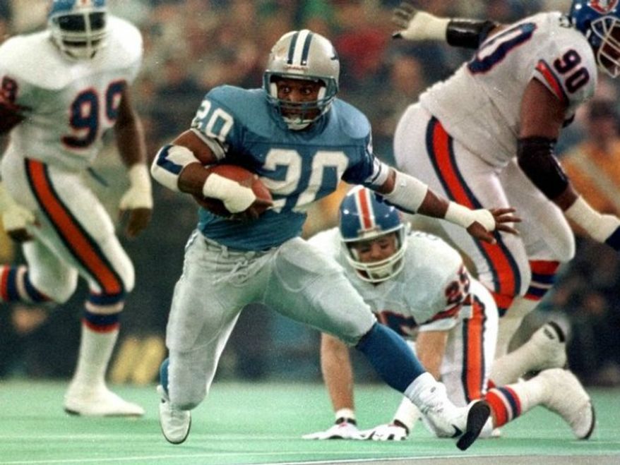 ** FILE ** NFL great Barry Sanders. (Associated Press)