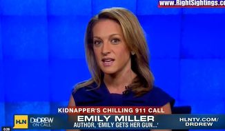 Emily Miller on CNN/HLN. Oct. 31, 2013.