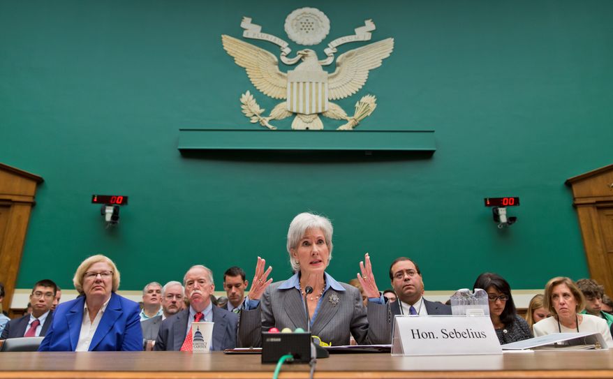 Health and Human Services Secretary Kathleen Sebelius provided a quote for WebMD's press release in when the website announced its online portal, saying it would educate consumers and help "improve the quality of healthcare for millions of people across our nation." The government's ties with the company has raised ethical questions. (associated press)