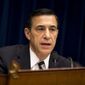 ** FILE ** In this Oct. 9, 2013, file photo, House Oversight and Government Reform Committee Chairman Rep. Darrell Issa, R-Calif., speaks on Capitol Hill in Washington. (AP Photo/Evan Vucci, File)
