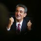 Washington Wizards basketball and Washington Capitals hockey teams owner Ted Leonsis gestures during an interview with The Associated Press in Washington, Tuesday, Nov. 12, 2013.  (AP Photo/Charles Dharapak)
