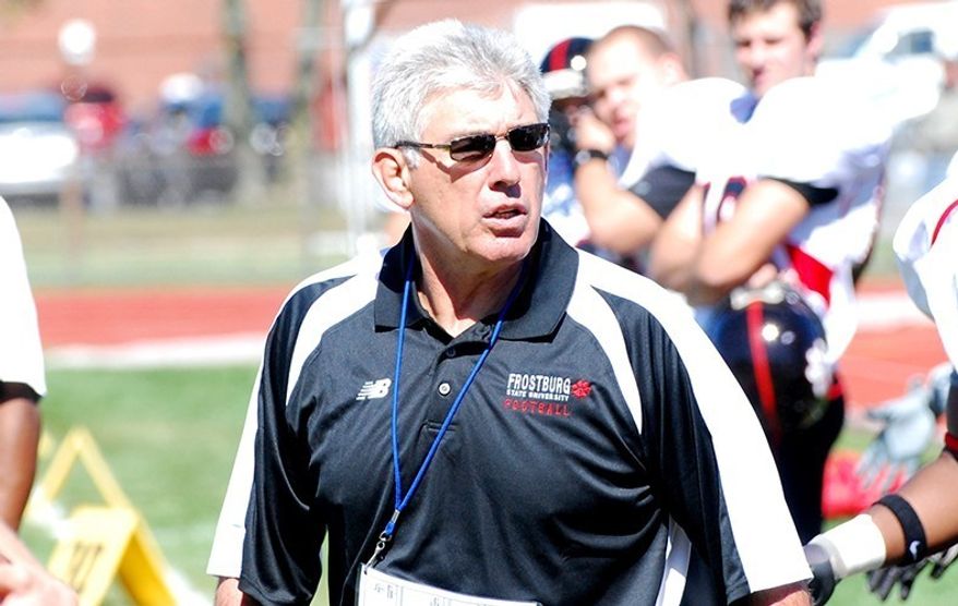 Tom Rogish retired as football coach at Frostburg State University on November 19, 2013 after six seasons at the school. (Frostburg State Athletics)