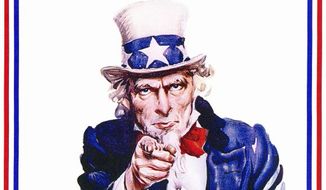 Uncle Sam &#39;I Want You For US Army&#39; recruiting poster.