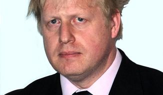 Boris Johnson, the mayor of London.