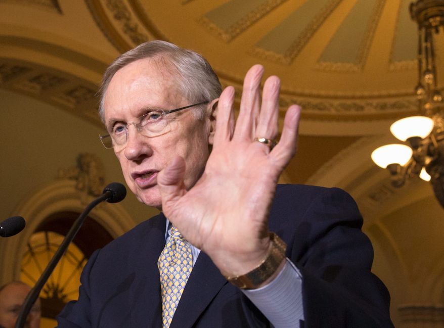 New allegations over the EB-5 program, which has snagged one nomination to the Homeland Security Department, now threatens to embroil Senate Majority Leader Harry Reid, Nevada Democrat. (AP Photo/J. Scott Applewhite)