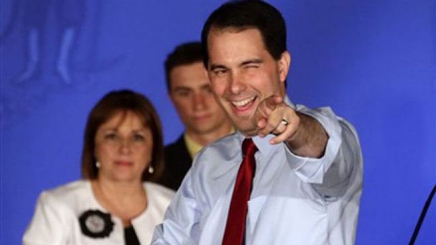 ** FILE ** Wisconsin Gov. Scott Walker. (Associated Press)