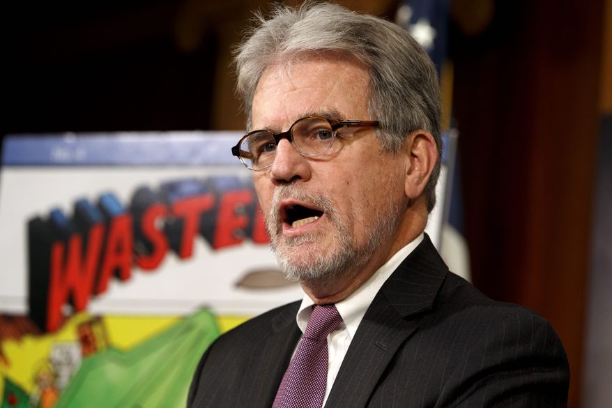 Sen. Tom Coburn found $325,000 of taxpayer money went to the National Institutes of Health for research that concluded "wives should calm down." (ASSOCIATED PRESS)