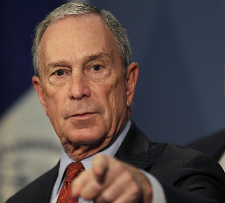 FILE - This Aug. 12, 2013 file photo shows New York City Mayor Michael Bloomberg speaking in New York. Bloomberg made a $350 million pledge to Johns Hopkins University in 2013. Philanthropy in 2013 made a comeback in large donations with the nation’s wealthiest donors giving more than $3.4 billion to charity, according to a new tally of the top 10 gifts of 2013 by the Chronicle of Philanthropy. (AP Photo/Seth Wenig, File)